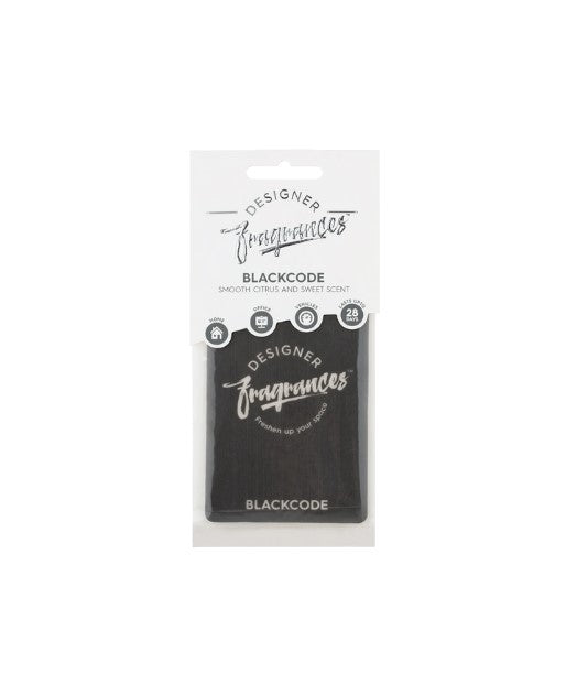 Designer Fragrances - Blackcode Perfume Card