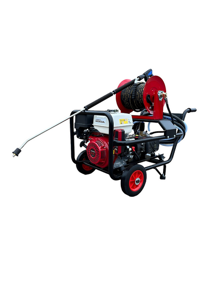 Honda GX390 Electric Start Pressure Washer with Interpump & 30mtr Reel